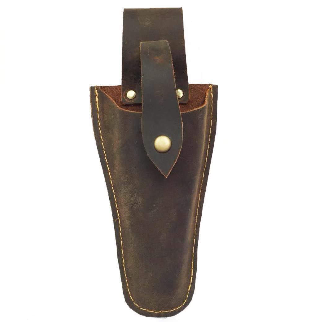 Étui en cuir pour sécateur ou pince, porte-outils à ceinture, marron, max 5 kg