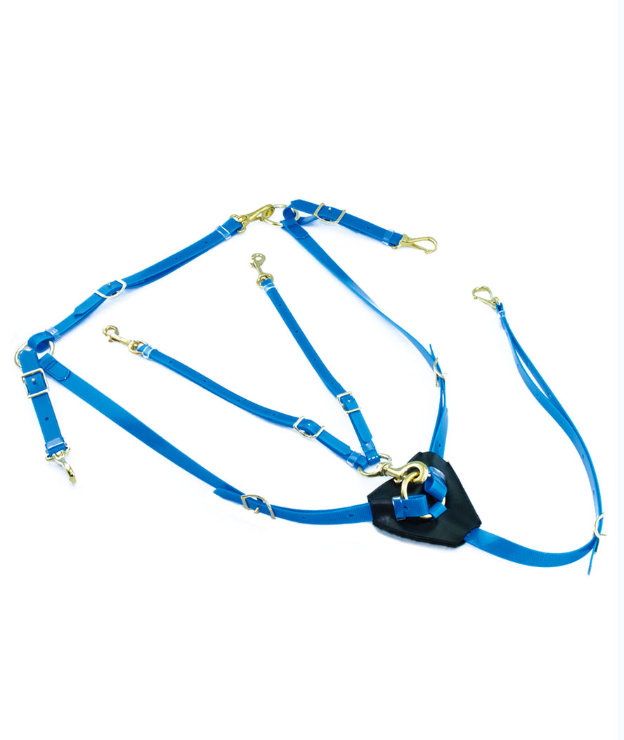 Lakota Weiß Biothane Jagdhalsband Mit Martingal Für Pferde - Bild 2