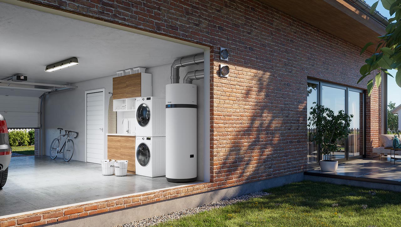 Daikin Weiß - Altherma M Hw 260 Brauchwasser-Wärmepumpe 260 L Speicher