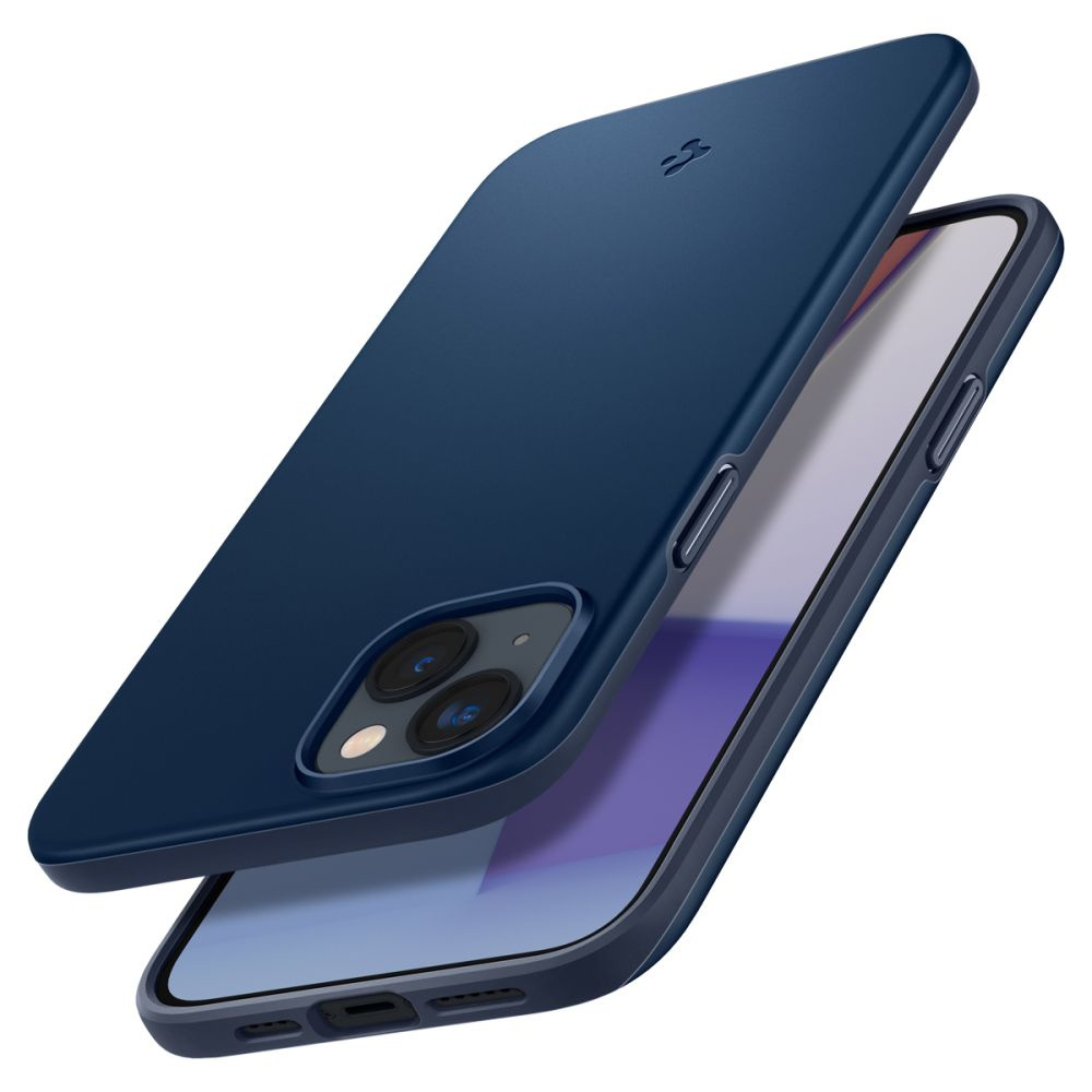 Joom Spigen Thin Fit iPhone 14 Plus / 15 Plus Dunkelblau - Bild 5