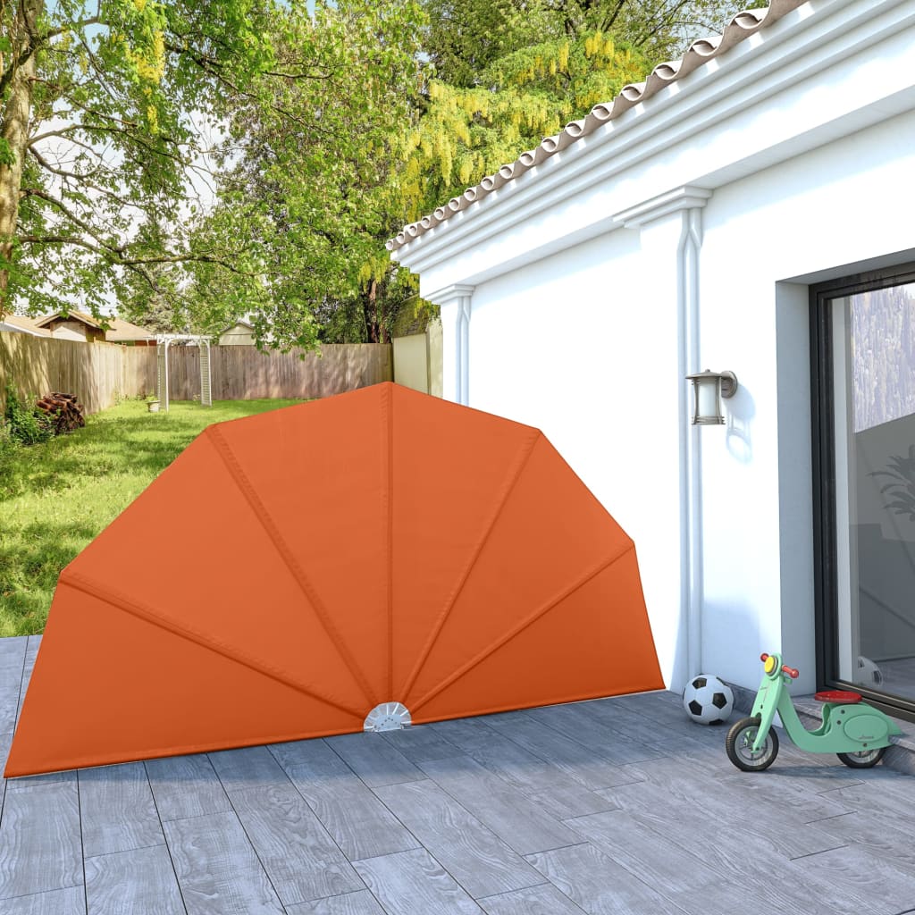 Vidaxl - Collapsible Terrace Side Awning Terracotta 200 Cm