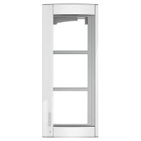 Bticino , Zubehör Gebäudesicherheit, Abdeckrahmen + Modulträger 3 Module, Türstation Sfera Aluminium - Image 4