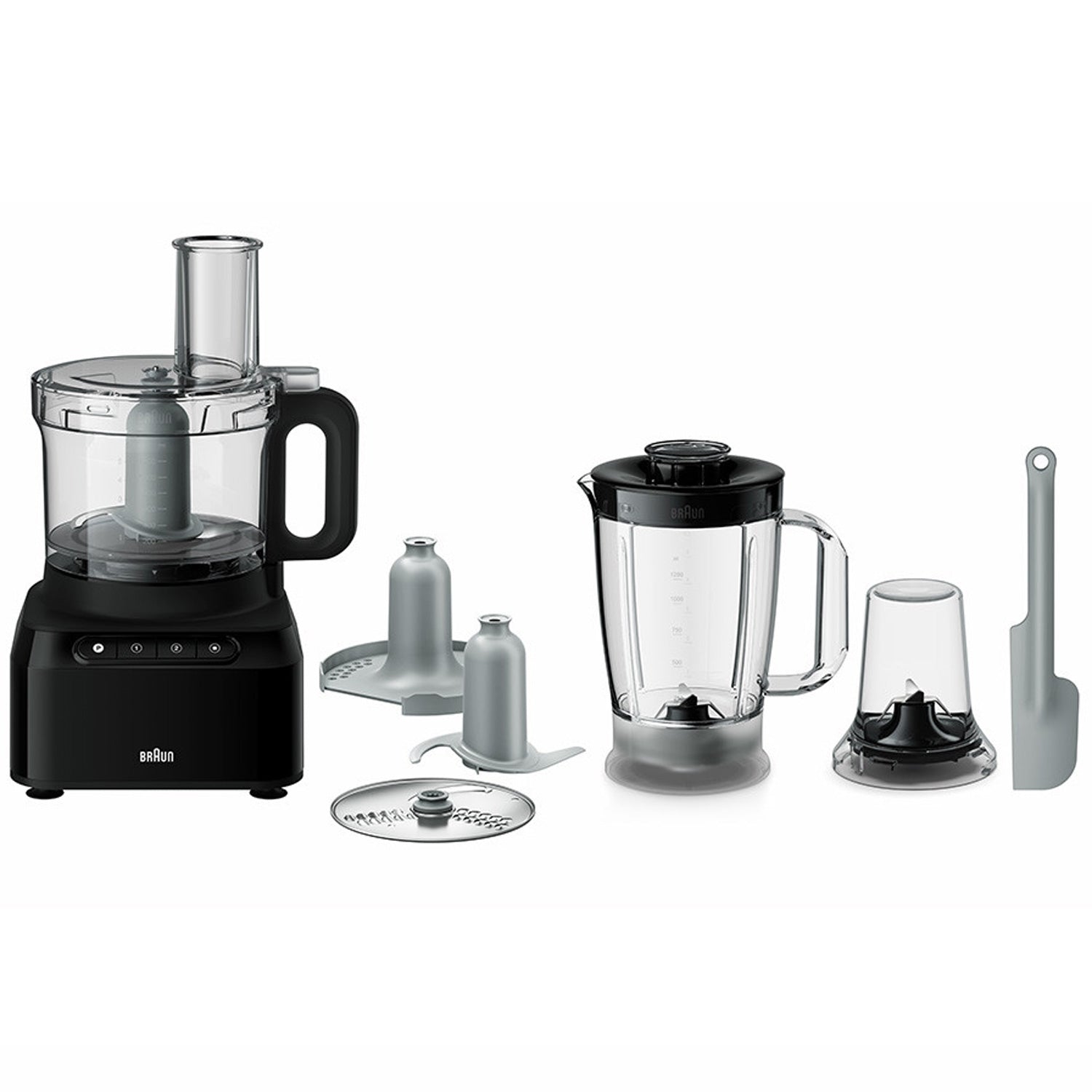 Braun Schwarz Fp3132bk Küchenmaschine, Zerkleinerer, - Bild 6