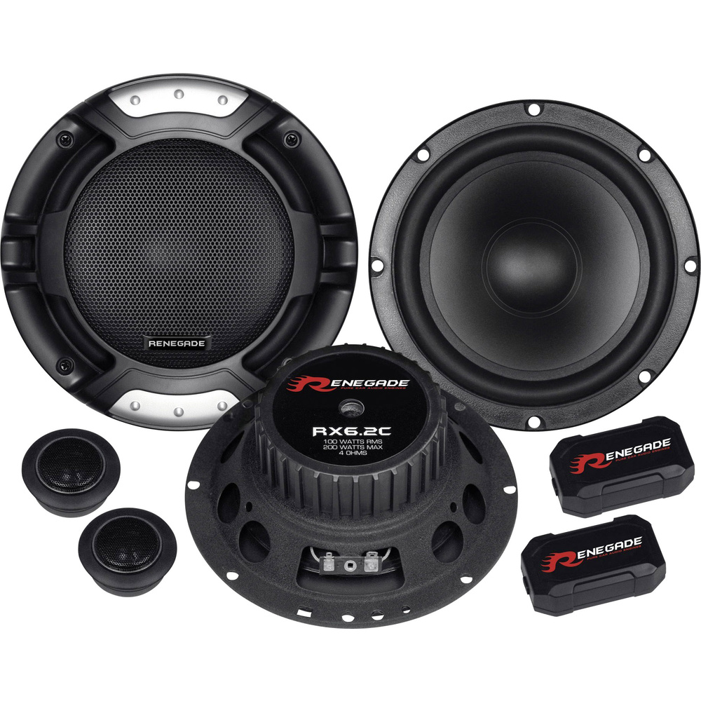 Renegade RX-6.2C 2-Wege Kompo Auto Lautsprecher Set Boxen PKW 16,5cm 200 Watt - Image 2