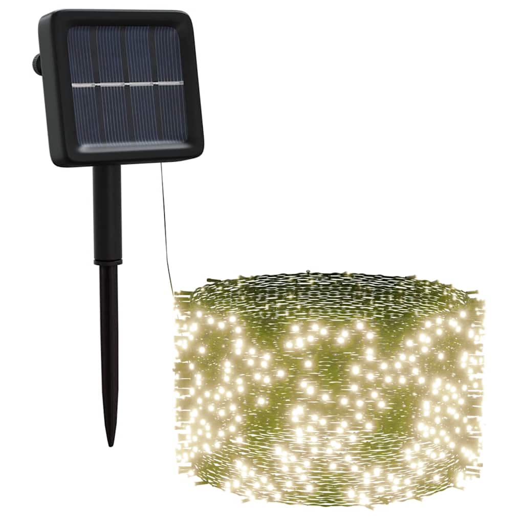 Vidaxl - Solar Fairy Lights 5 Pcs 5x200 Led Warm White Indoor Outdoor