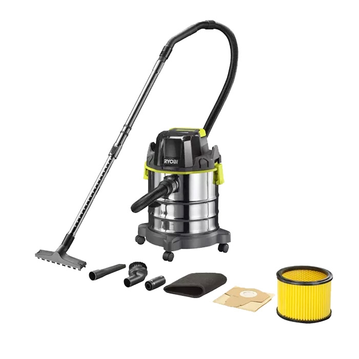 Ryobi 18 V One+ Akku-nass Und Trockensauger R18wdv-0, 82 Aw Saugleistung, Ohne Akku Und Ladegerät
