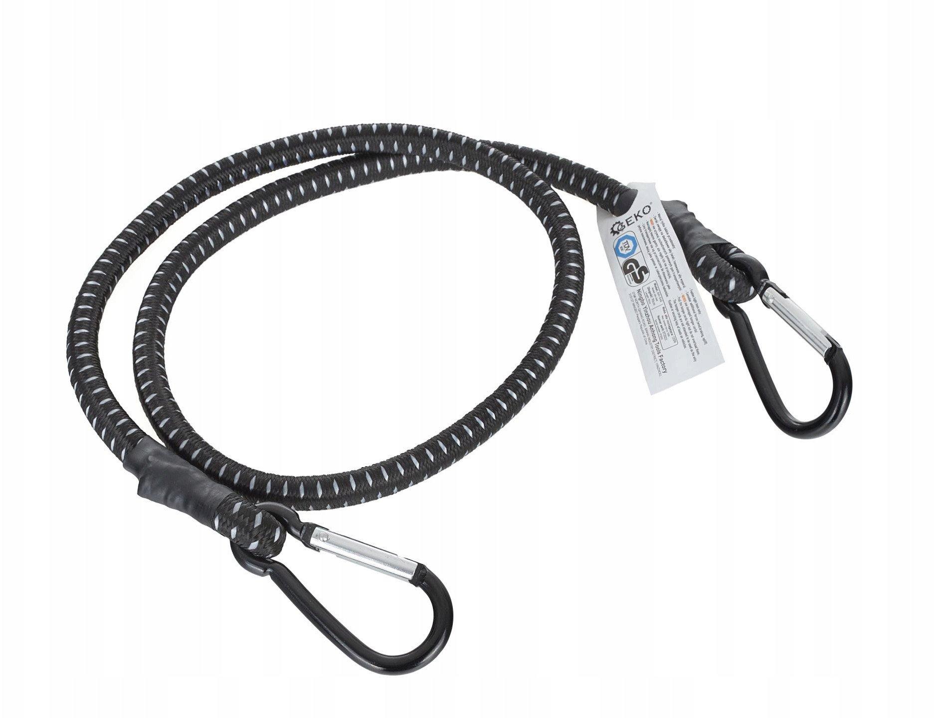 Import Elastisches Seil Geko Schwarz 90 Cm 10 Mm