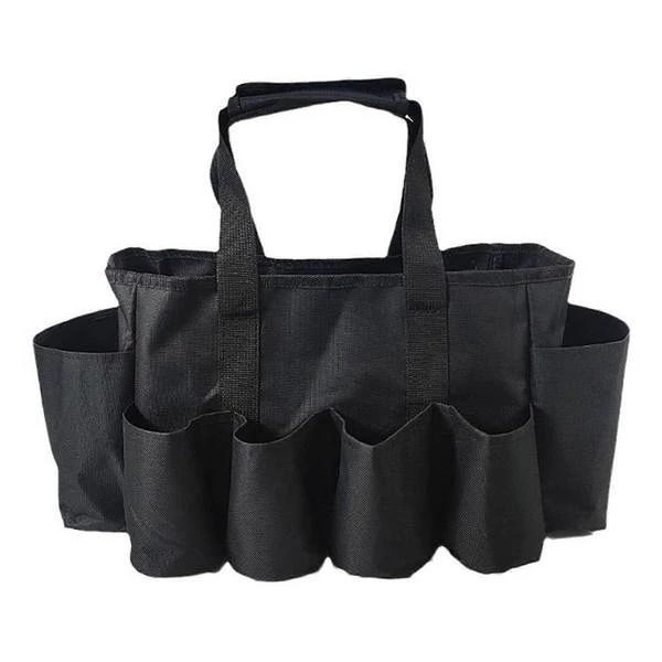 Sac à outils d'électricien en tissu Oxford, 45 cm, noir