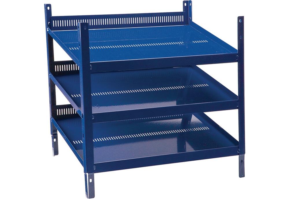 Elément D'Étagère Logs 20 H520xl540xp390mm Bleu Ral 5022 Avec
