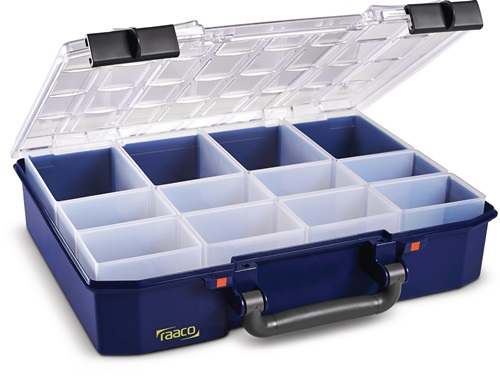 Raaco Blau Sortimentskasten Carrylite 80 4X8-12 B 337 X T 278 X H 80 Mm - 144551