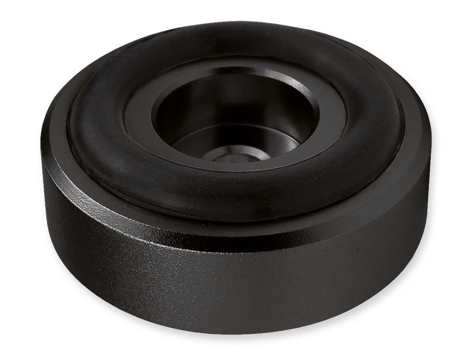 4er-Set Dynavox Aluminium-Füsse midi für HiFi-Geräte schwarz Gerätefüsse 30mm - Image 4