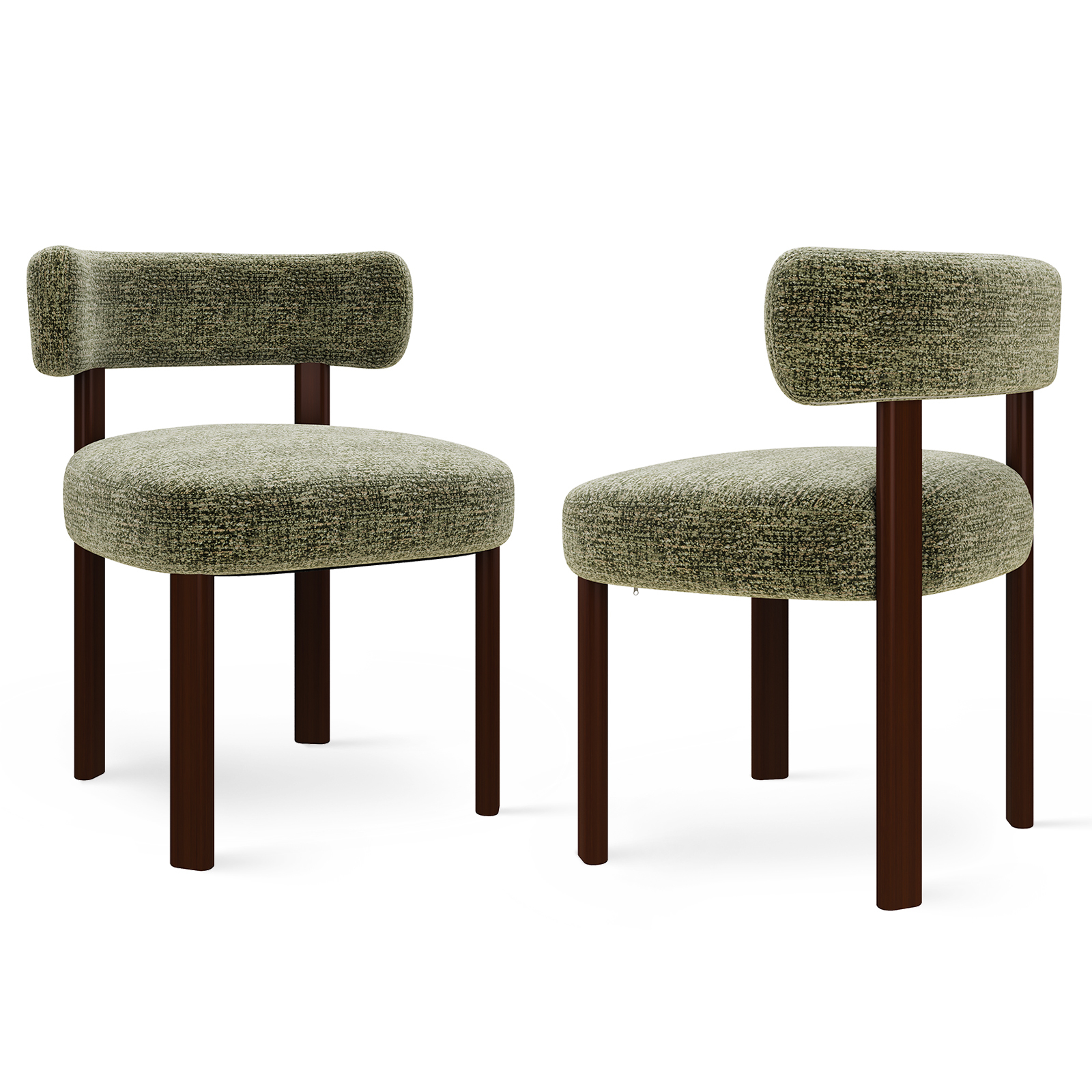 Colamy Chaise Dcw19-gn-fb-n1 - Lot 2 Chaises De Salle À Manger En Bois