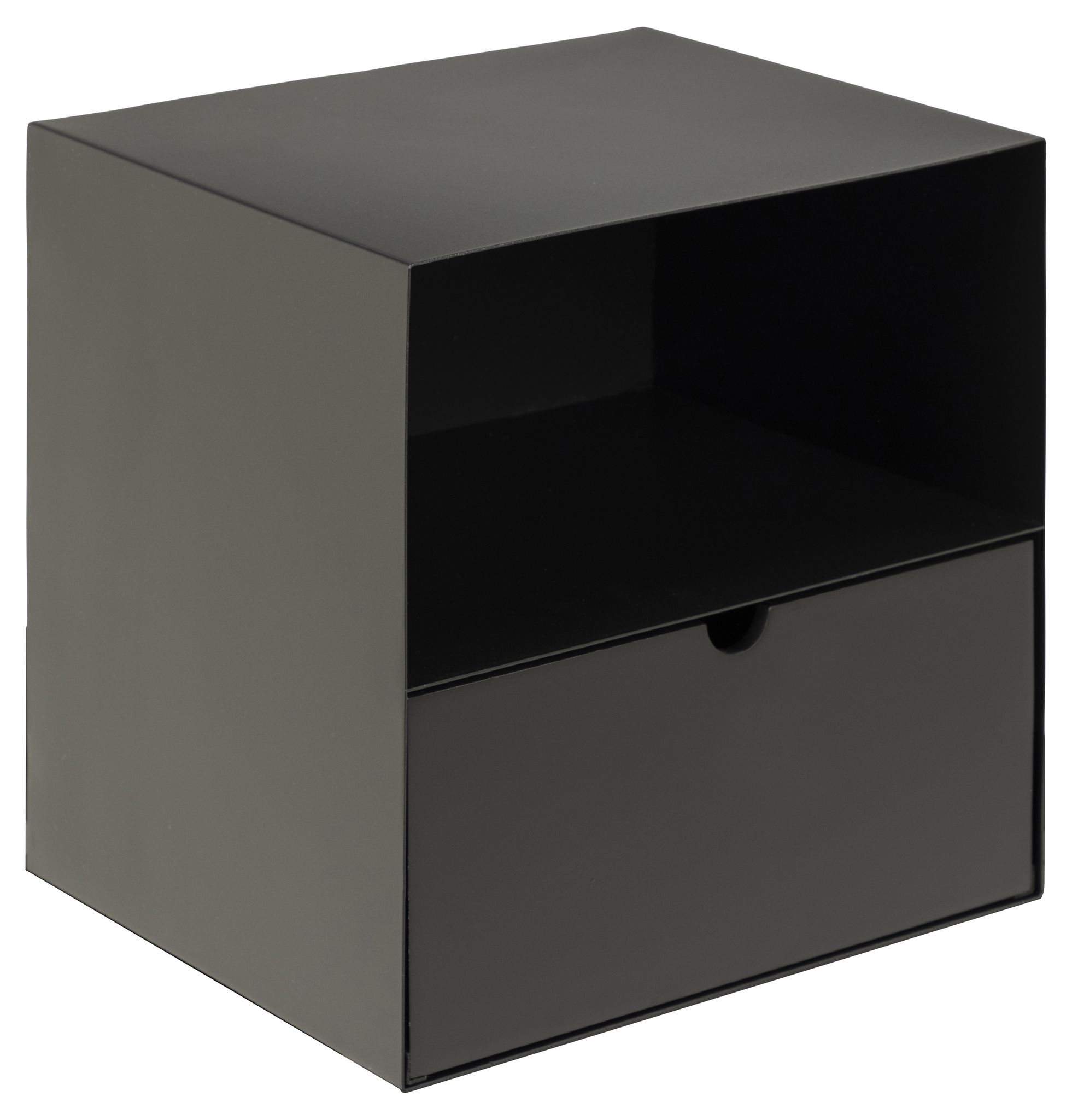 Actona Schwarz Nachttisch, Joliet – – Ca. 30X30x25cm - Bild 2