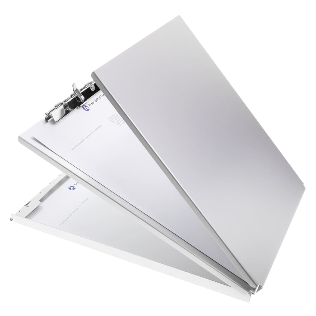 WESTCOTT Klemmbrett A4 Aluminium silber 1 Stück - Image 2