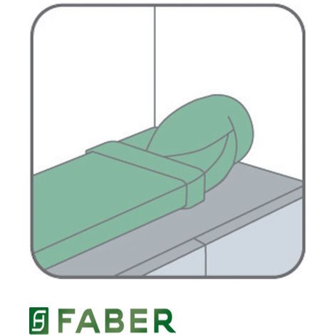 Faber 112.0157.296 Rrc Raccordo Adattatore Tondo Rettangolare Cappa Aspirante 125 Mm 26 Cm Colore Bianco