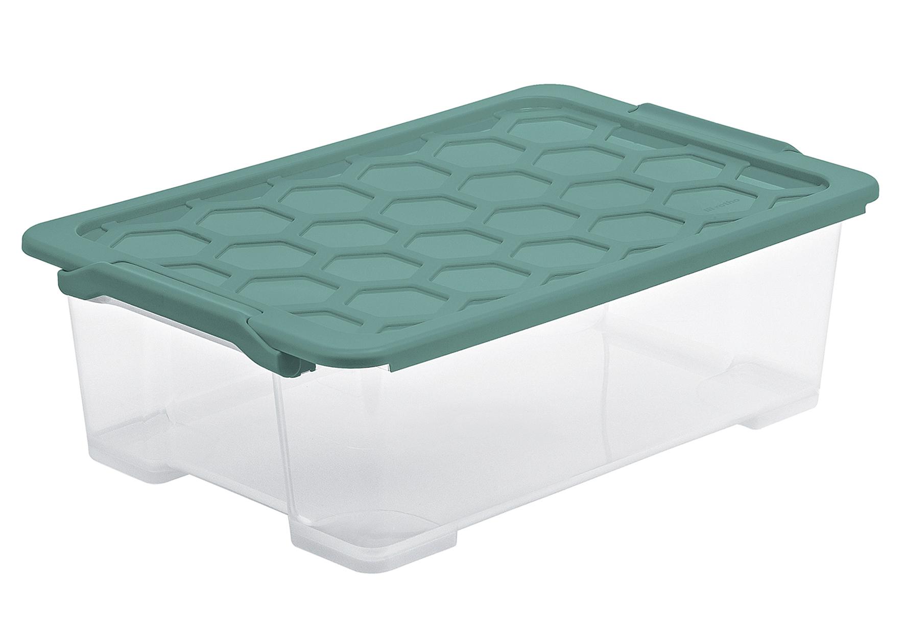 Rotho Transparent Aufbewahrungsbox Evo Safe Mit Deckel 59 X 39,5 Cm 30 L Boxen
