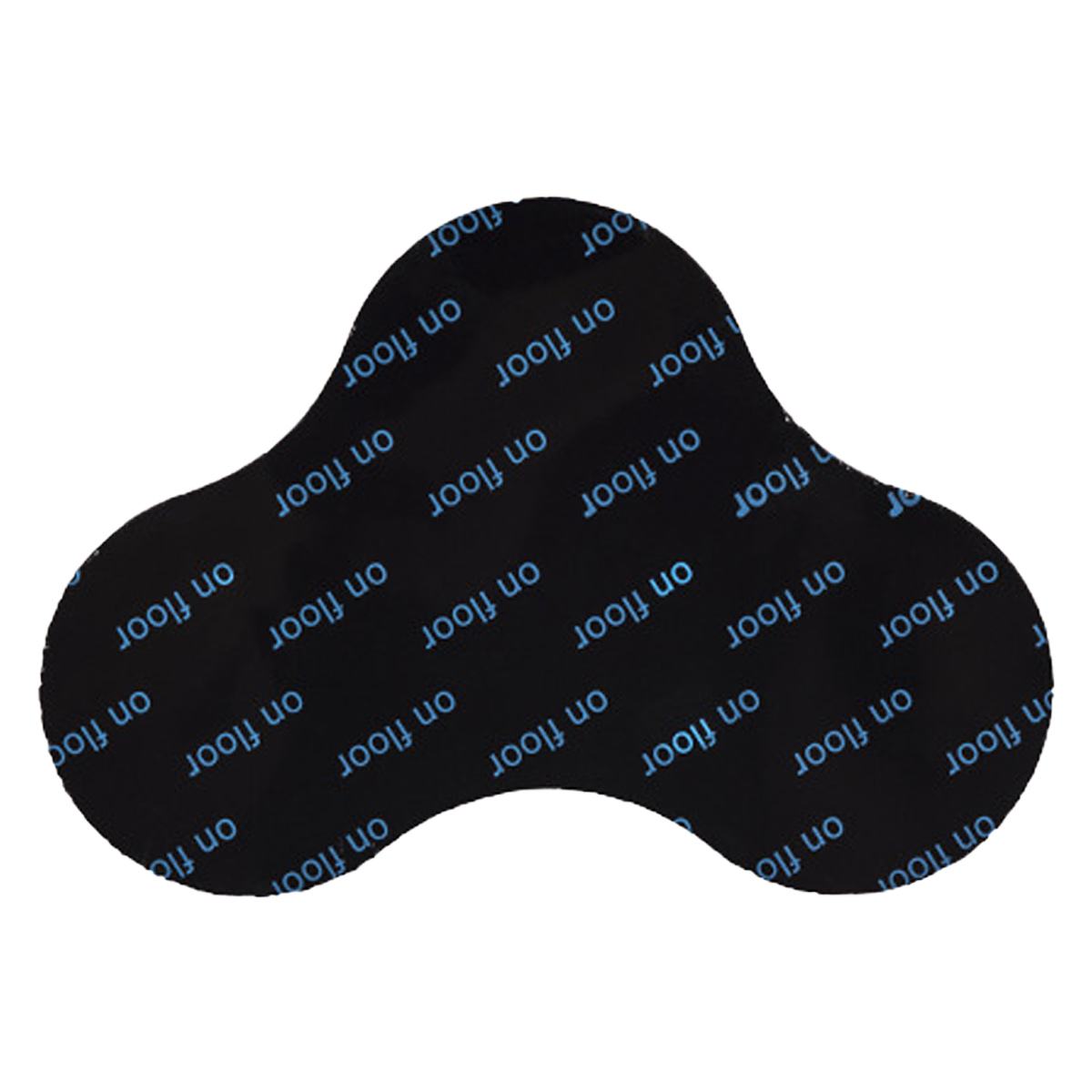 Autocollant de tapis noir de forme spéciale, adhésif double face antidérapant