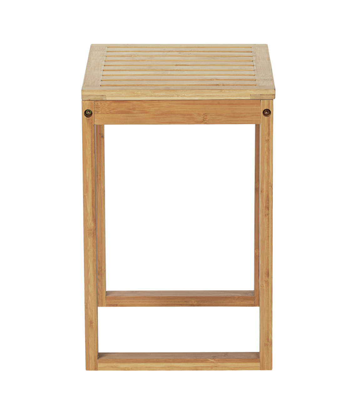 Wenko Braun Hocker + Pouf, Badhocker Bambusa (40 X 30 X 46 Cm) - Image 4