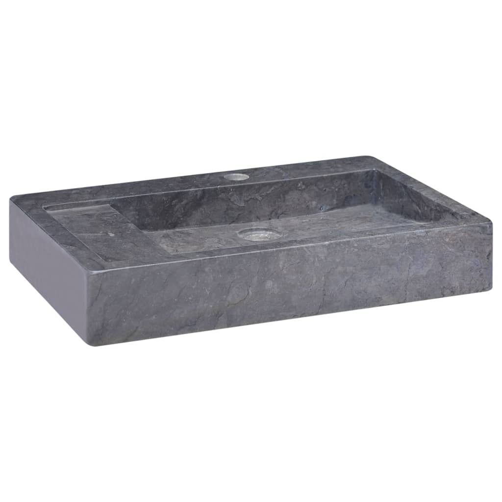 Vidaxl Schwarz Sink Black 58X39x10 Cm Marble