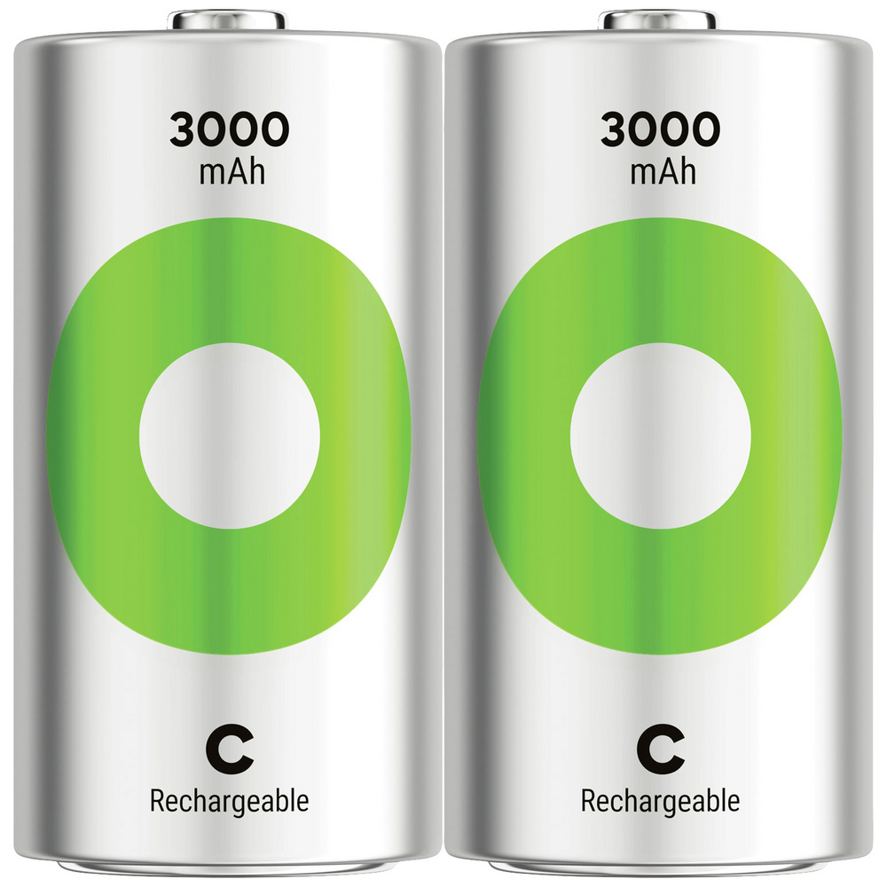 Gp Battery Gp Baby-C Akku Nimh 3000 Mah Recyko, 1,2V, 2 Stück - Bild 5