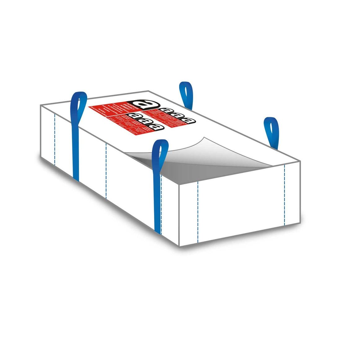 Klasebo® Platten Bag Für Asbest Groß 320 X 125 X 30 Cm Tragkraft 1500 Kg 1 Stück