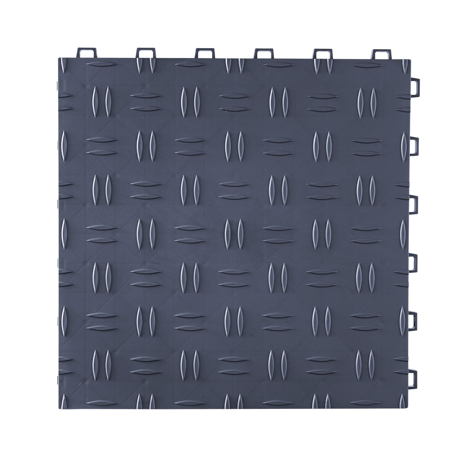 Dalle de garage emboîtable antidérapante 30x30x1,35 cm, lot de 25, gris anthracite