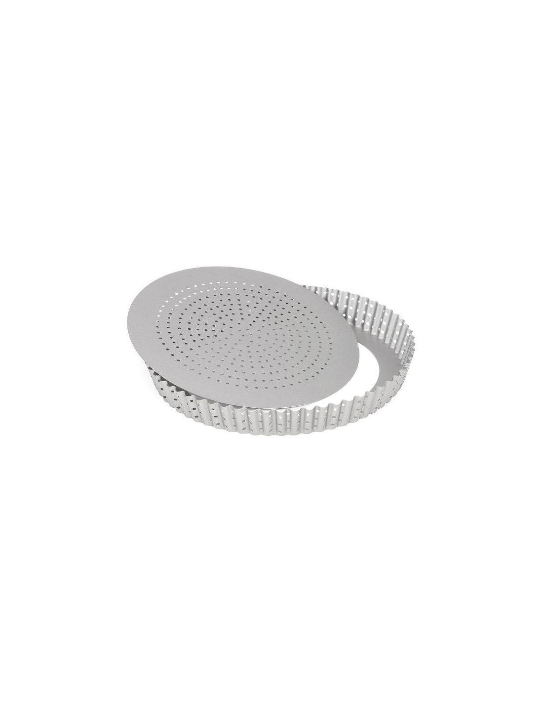 Moule À Tarte Perforé 28 Cm - Silver Top - Patisse
