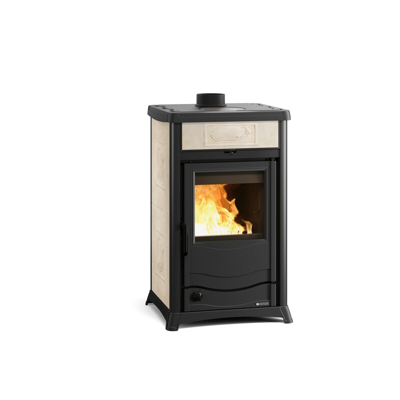 Termostufa Legna 11.1 Kw Rossella Plus Evo Dsa 4.0 Panna V4
