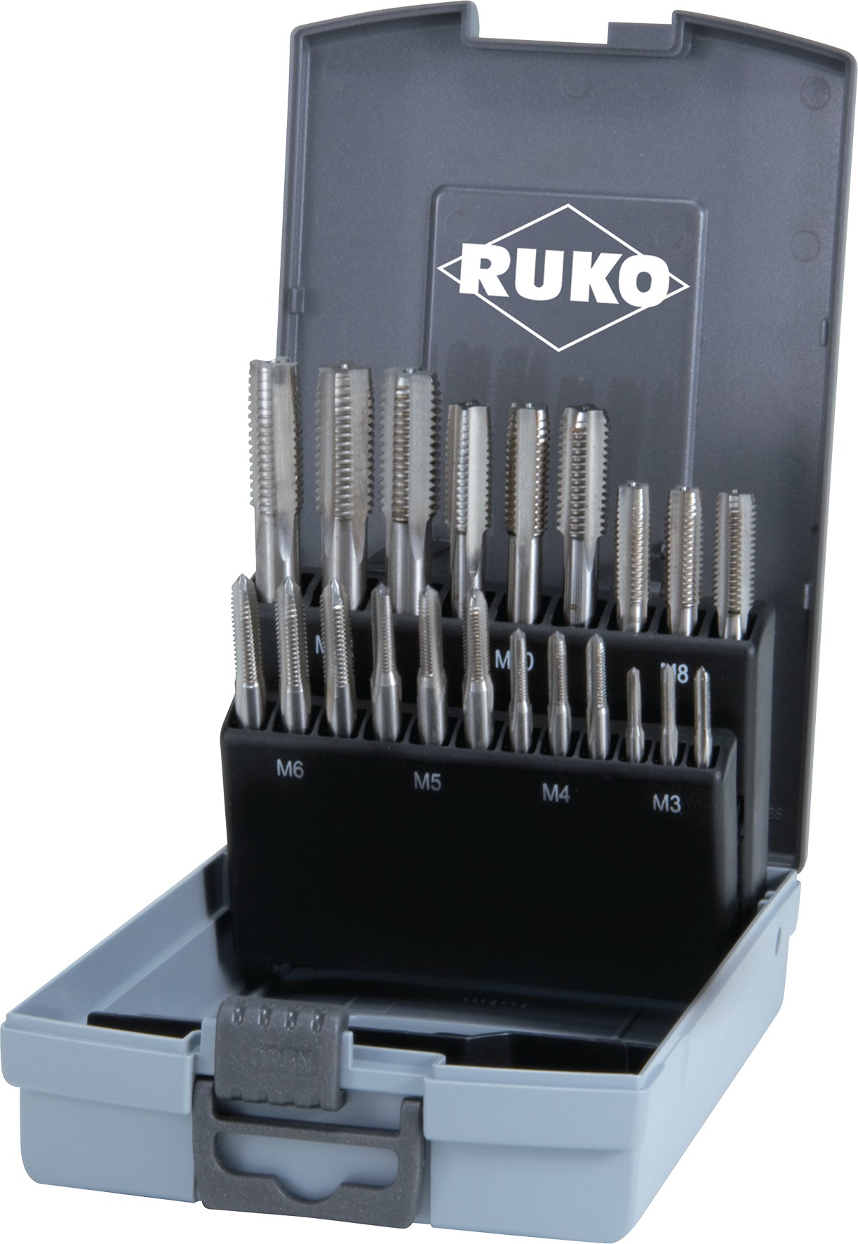 RUKO Einschnittgewindebohrer M DIN 352 HSS, geschliffen M 8 Steigung 1,25 mm