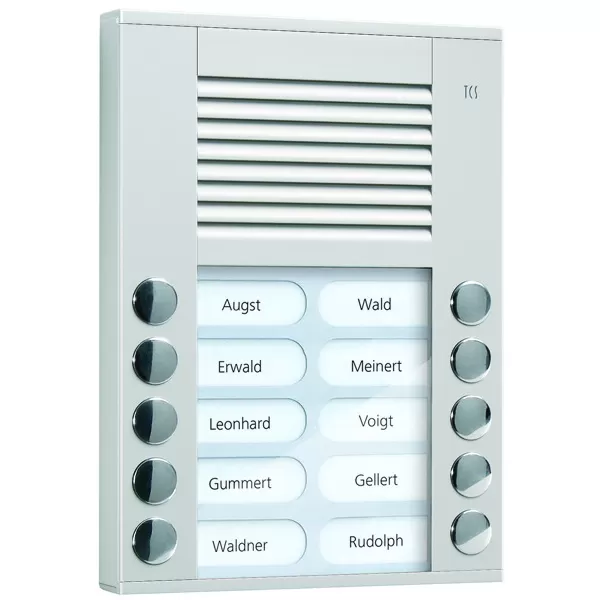 Tcs Tür Control Silber Audioaußenstation 2-Reihig Pes10-En/04 - Image 5