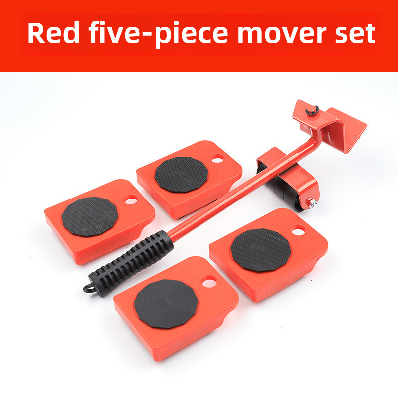 Diable de déménagement pliable pour meubles lourds, usage par une seule personne, rangement compact