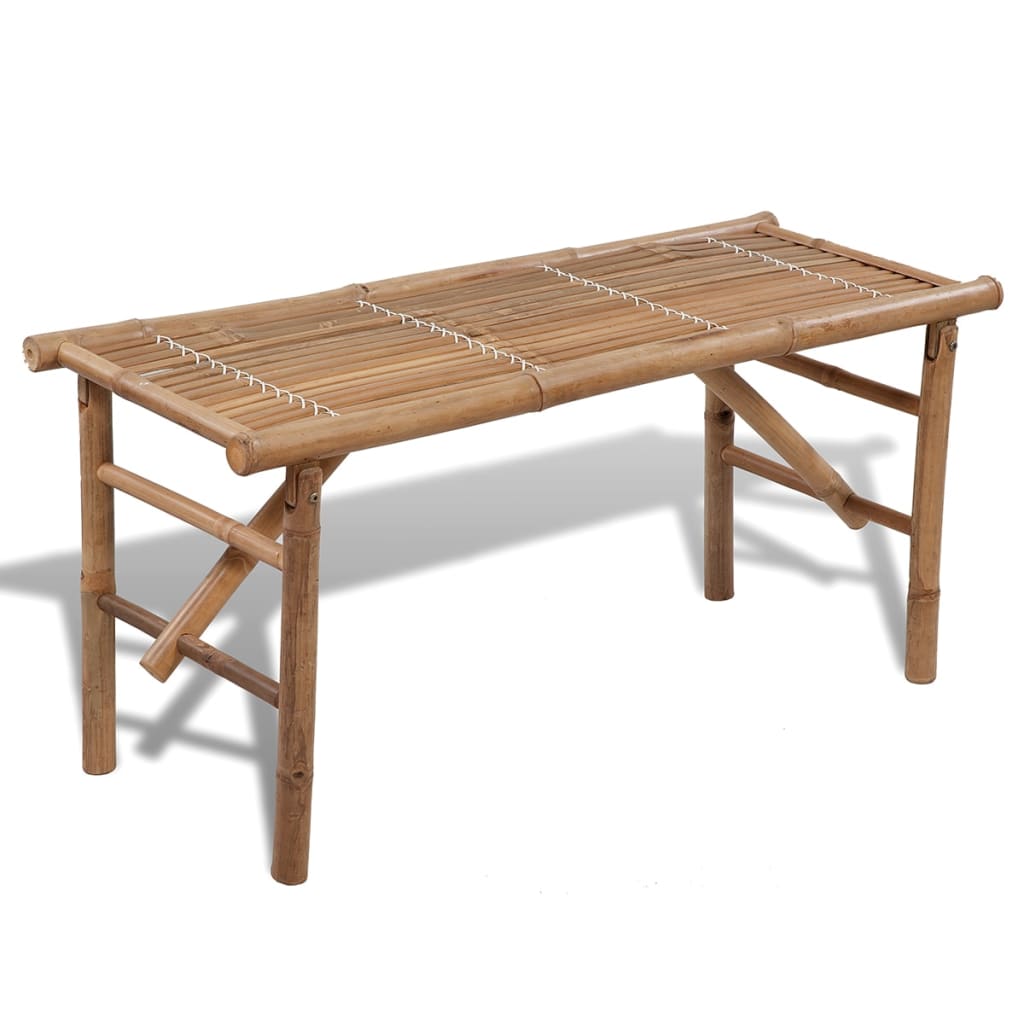 Vidaxl - Banc De Jardin Pliable 118 Cm Bambou