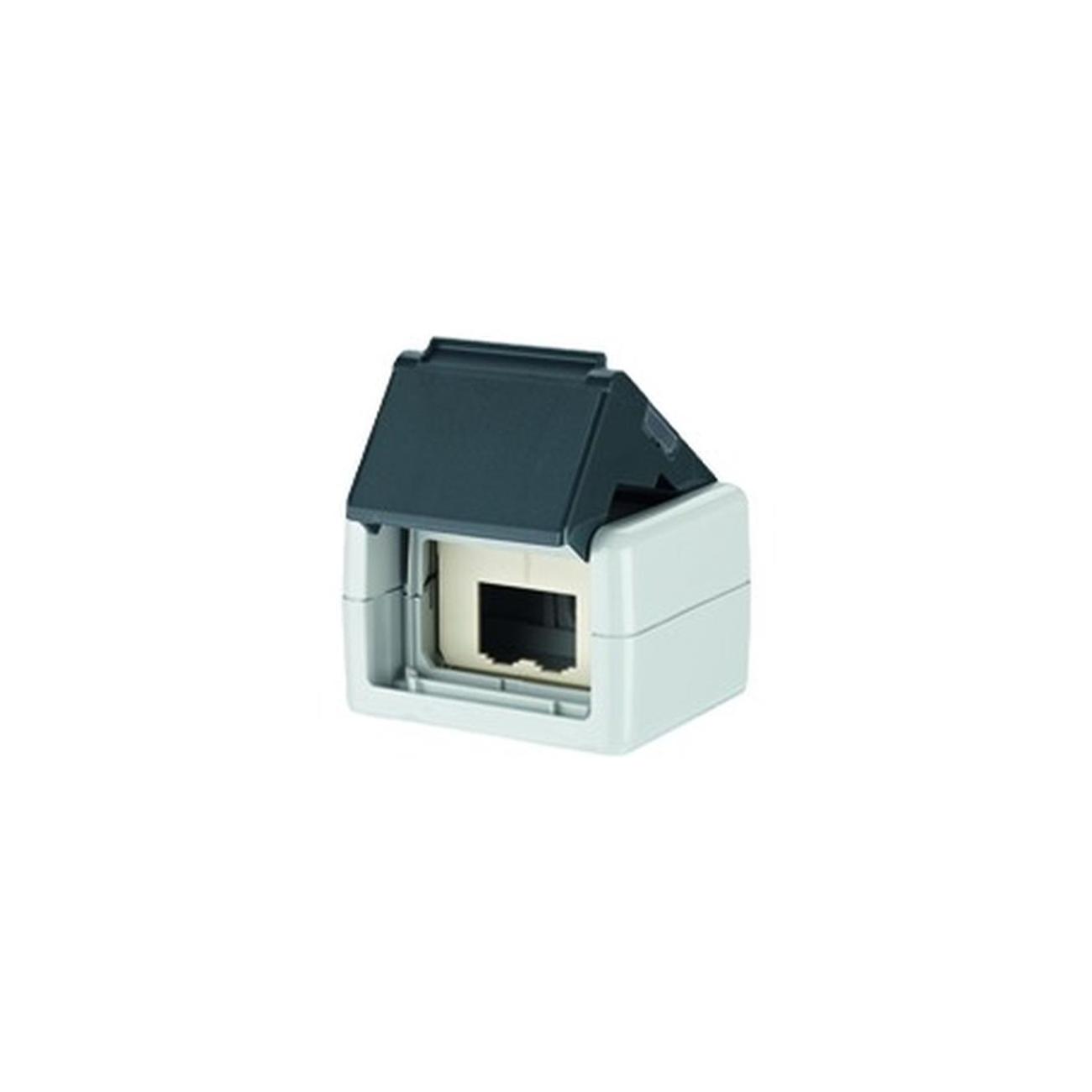 METZ CONNECT Modul IP44 AP-Gehäuse Grau Unbestückt Für 2 Module - Bild 8