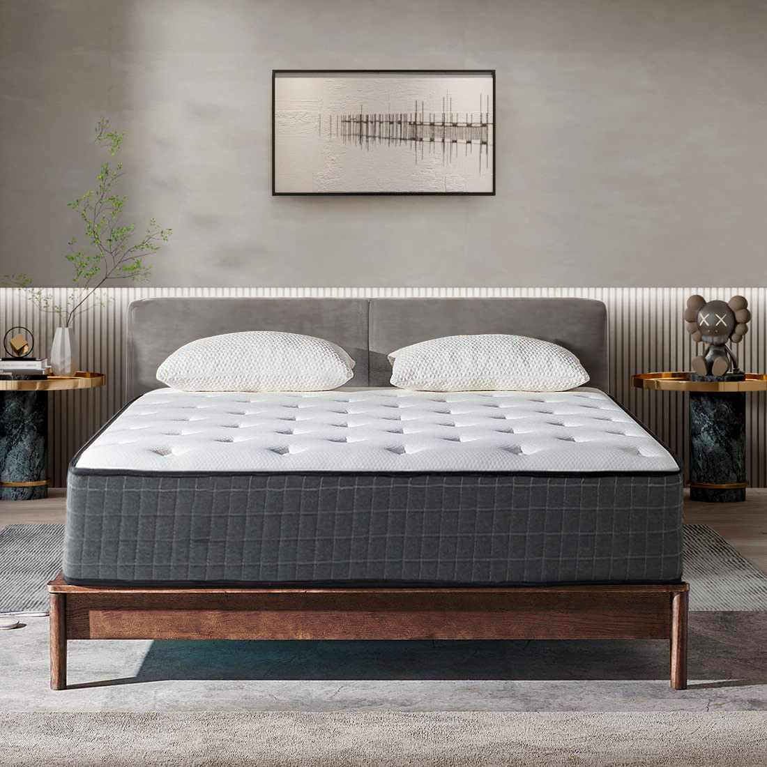 Iztoss - Matelas 140x190cm - Épaisseur 22 Cm - Matelas Mémoire De Forme