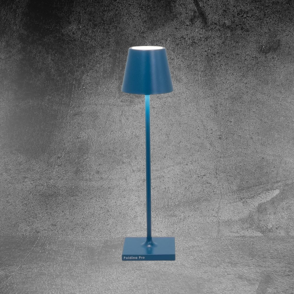Zafferano AiLati Poldina micro Pro LED Akkuleuchte Capri blau - Bild 3