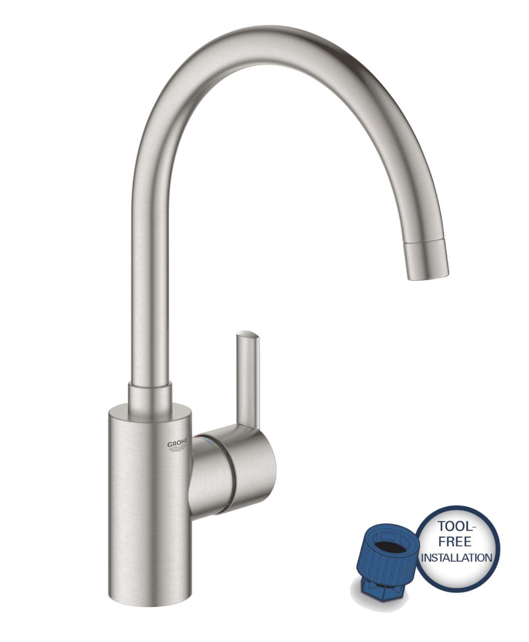 Feel - Spültischarmatur, Supersteel 32670dc2 - Grohe