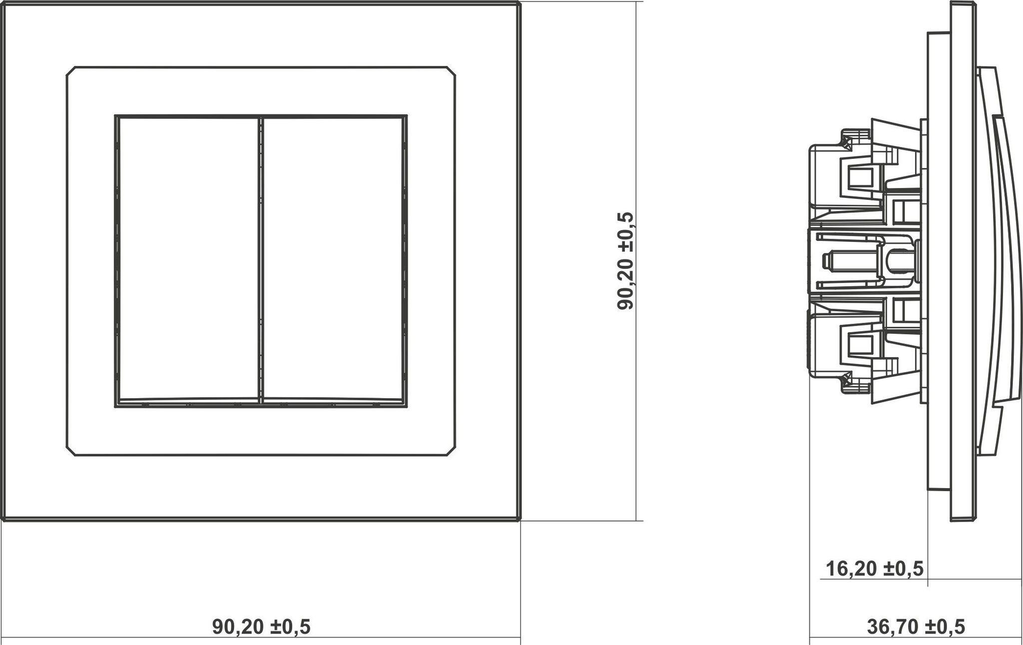 Karlik Deco Doppeltreppenverbinder Silbermetallic 7Dwp-33