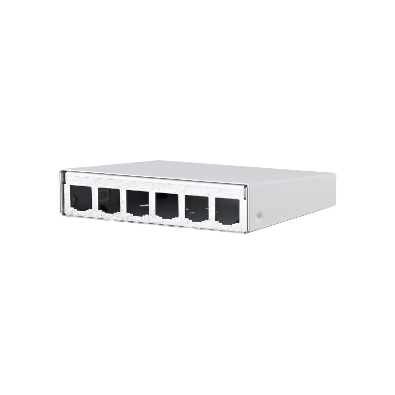 Metz Connect Modul Ap-Gehäuse 6 Port Reinweiß, Unbestückt, 130861-0602-E - Bild 7