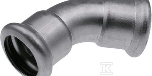 Vsh Xpress Edelstahl Bogen 45° I/I 54 Typ R2713, 6190107