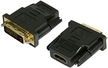Logilink Hdmi-Zu-Dvi-D-Adapter (24+1 Pins), 1080P, Schwarz