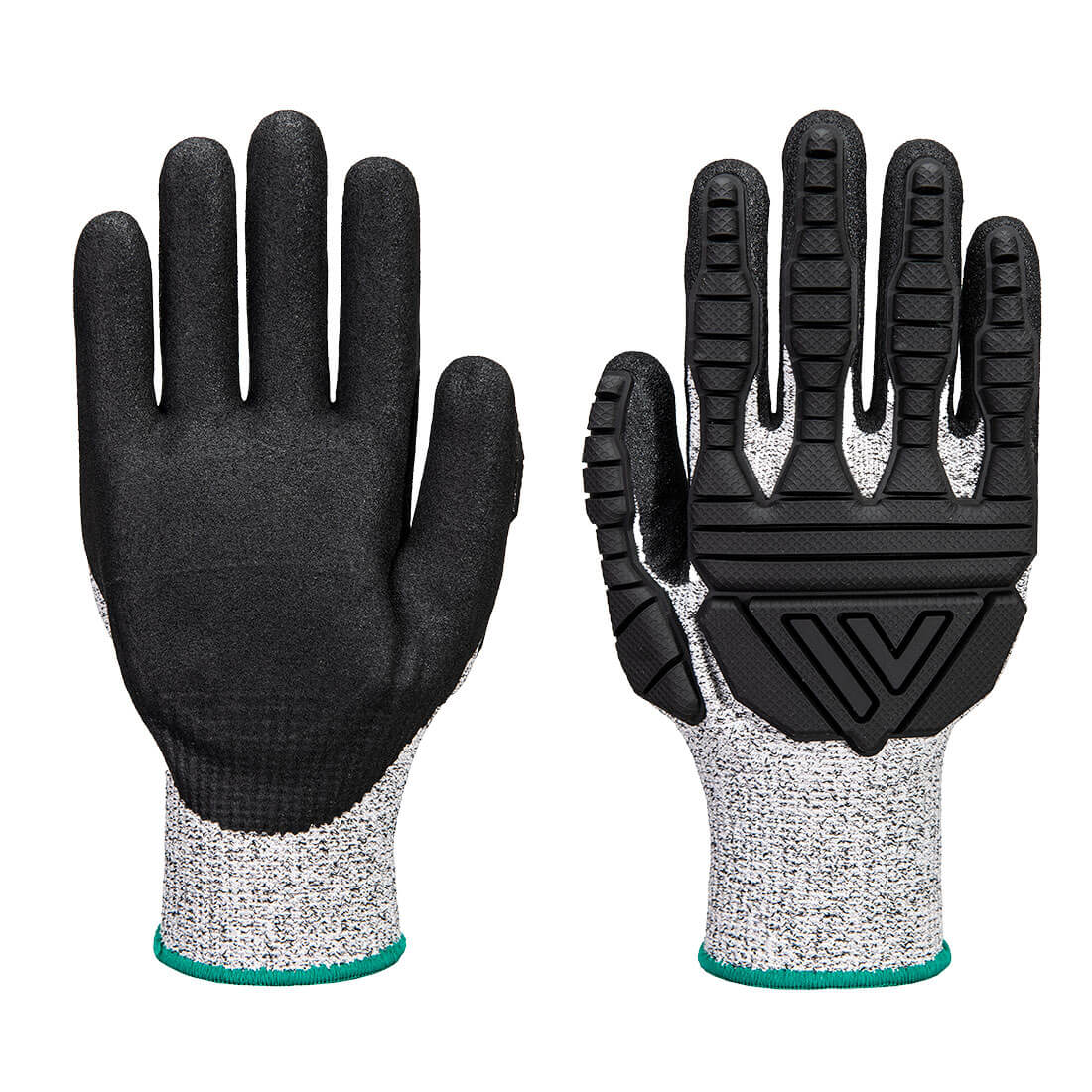 Schwarz Tpv Impact Schnittschutzhandschuhe Grau/ Xl - Größe 10 - Bild 3
