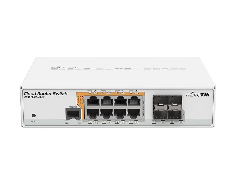 MikroTik Cloud Router Switch CRS112-8P-4S-IN - Bild 5