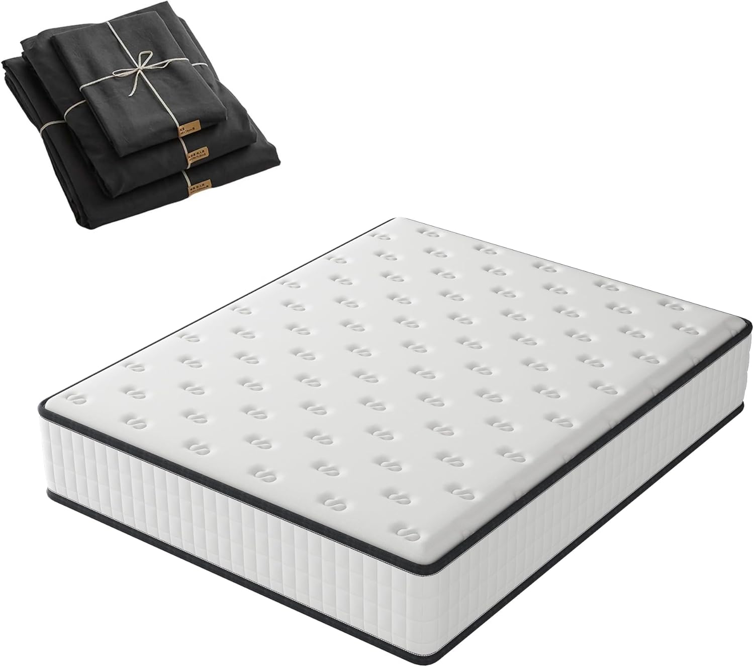 Dewinner Matelas 140x190cm, Épaisseur 16cm
