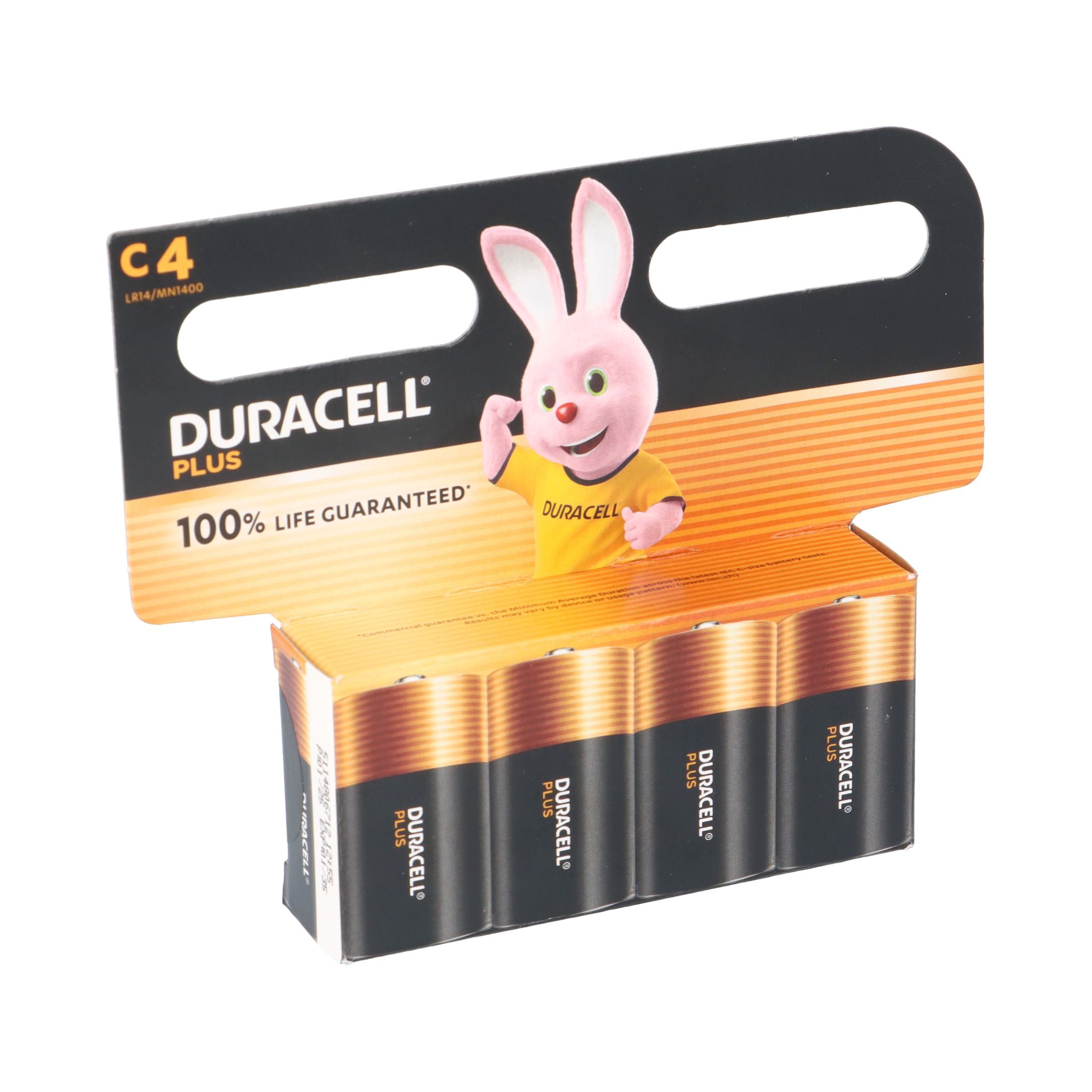Duracell Plus-C K4 Baby (C)-Batterie Alkali-Mangan 1.5 V 4 St.