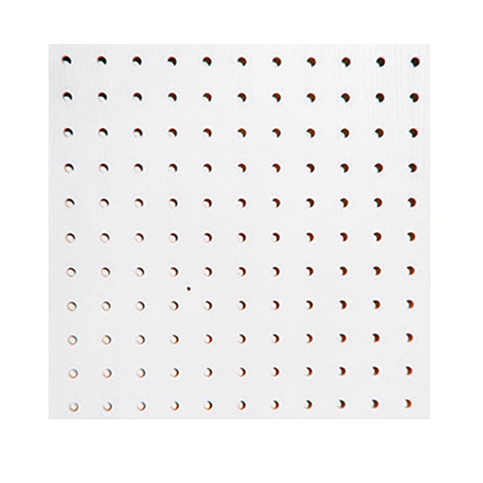 Râtelier mural à fils de couture en bois blanc, 100 bobines, 300x300 mm, 25 tiges