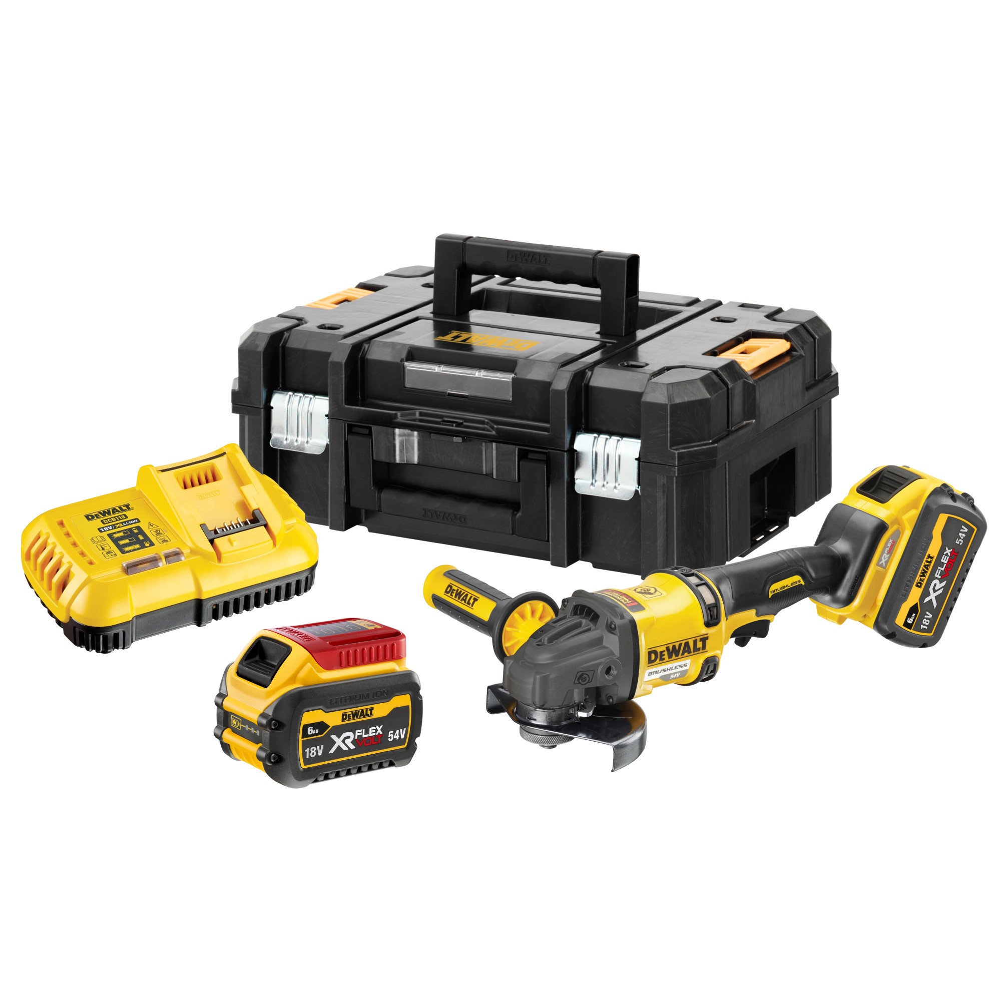 Dewalt Dcg418t2-Qw Akku-Winkelschleifer