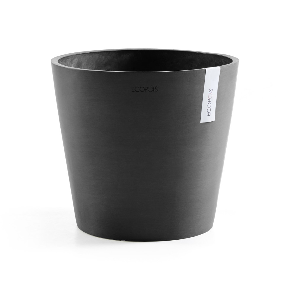 Ecopots Pflanztopf Amsterdam Ø 30 x 25,4 cm dunkelgrau - Bild 2
