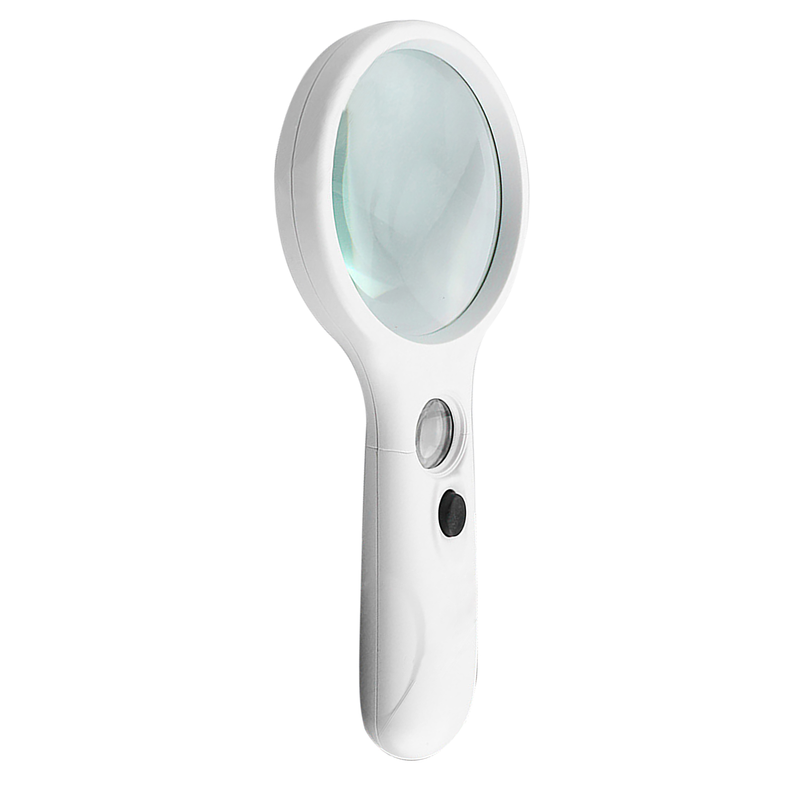 Loupe à main 3x et 45x avec éclairage LED, poignée ergonomique, pour lecture et réparation