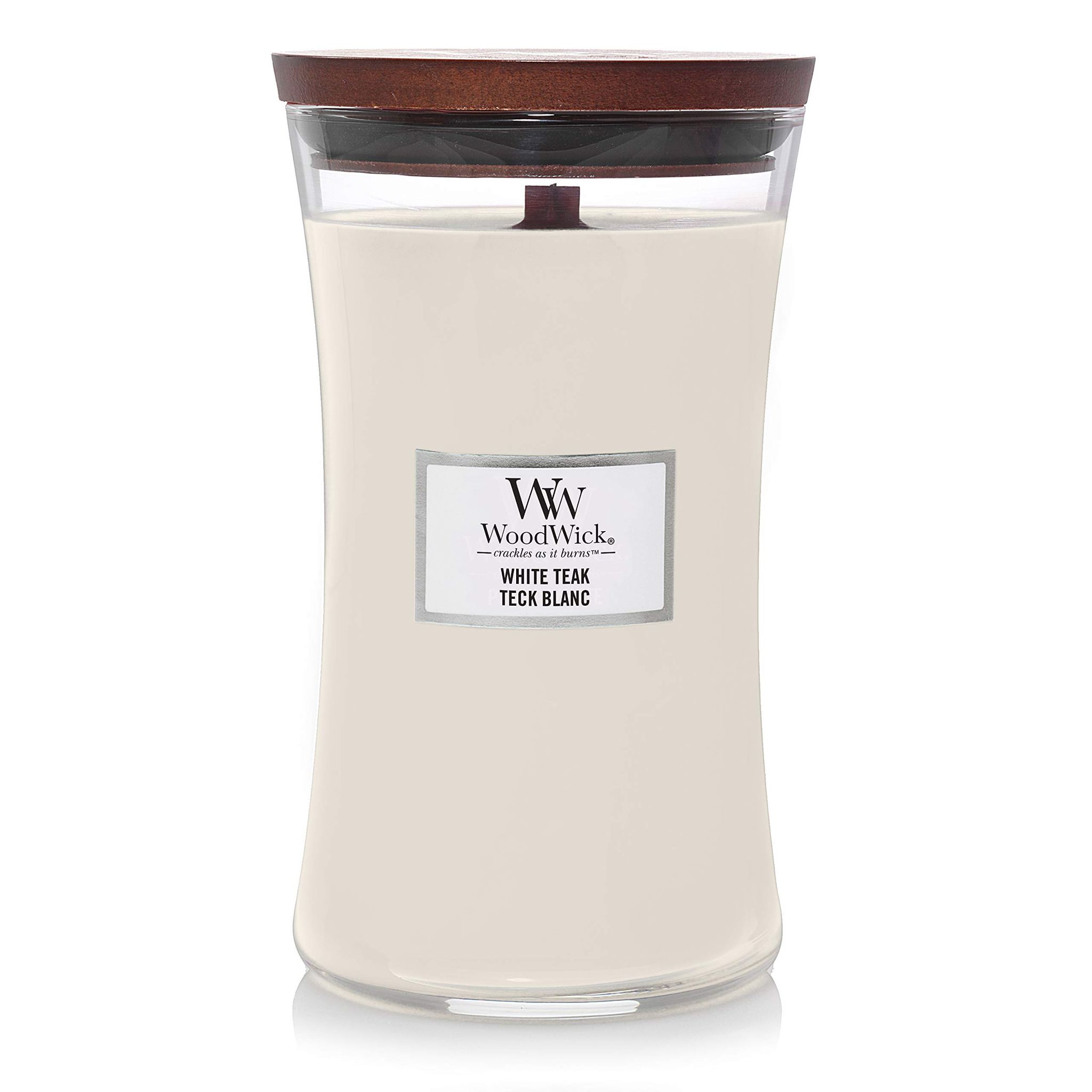 WoodWick White Teak Large Large