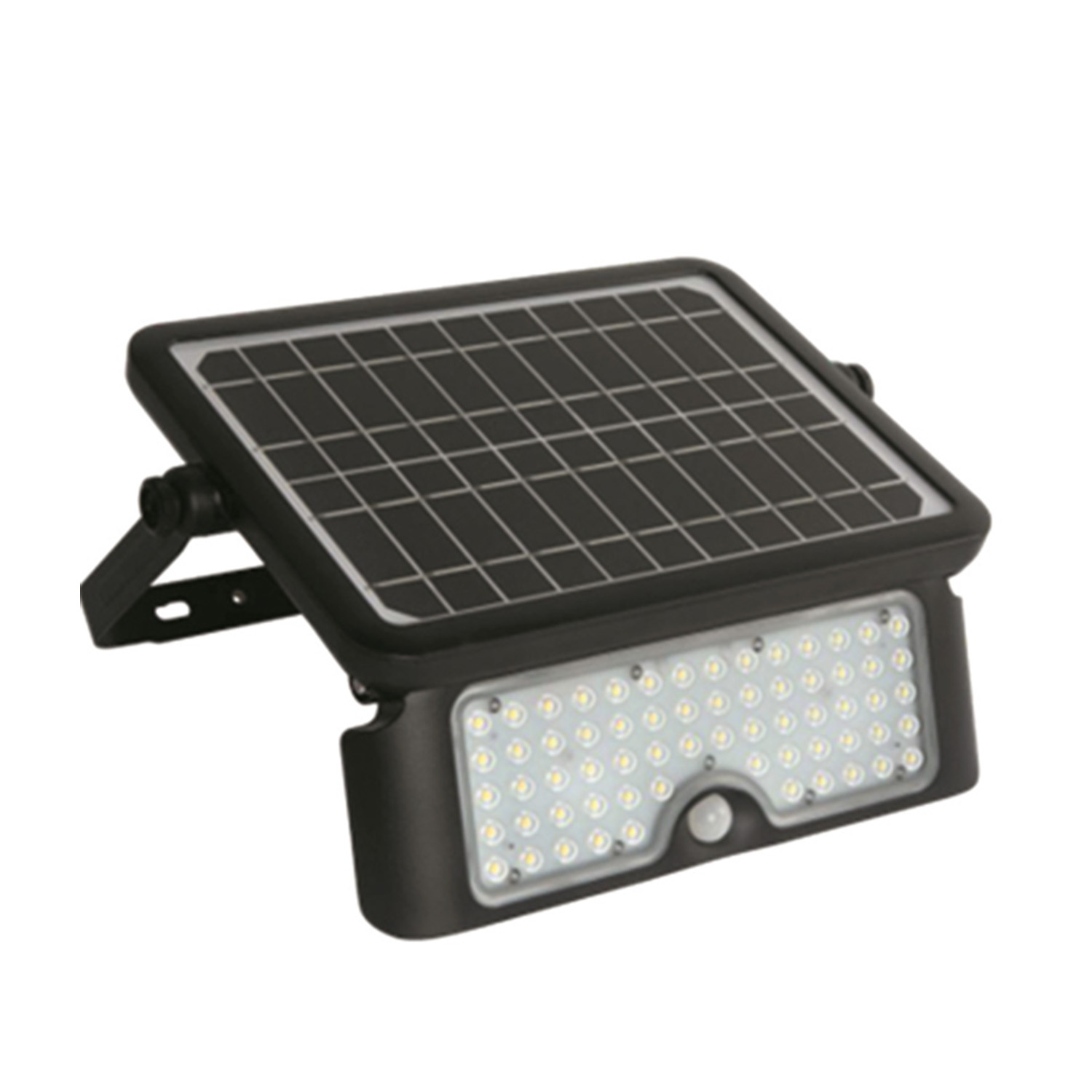 Bonetti Illumina - Proiettore Solare Esterno Moderno Weston Pc Nero Led Integrato 10w 6000k Ip65
